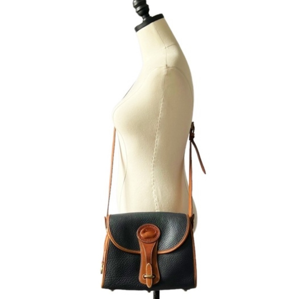 Dooney & Bourke Vintage/Brown Navy Medium Essex Bag - Picture 3 of 14